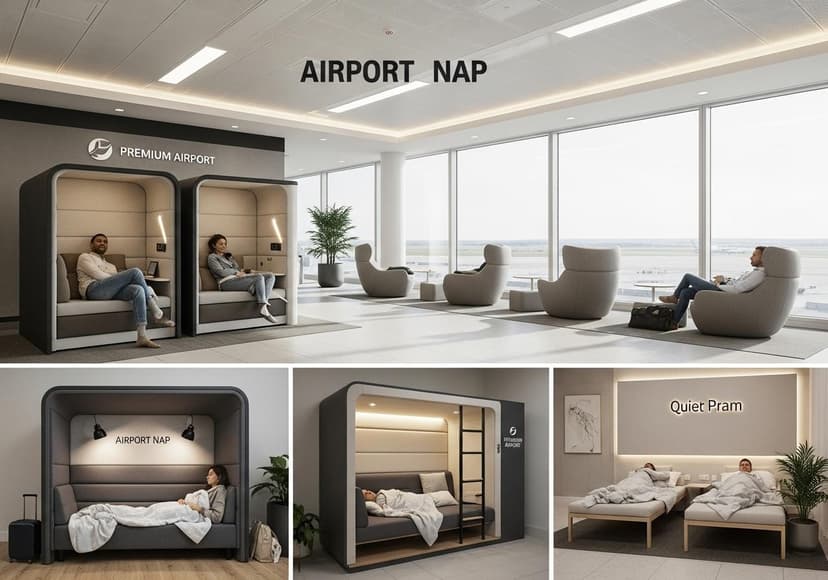 10 Best Places To Nap In Airports