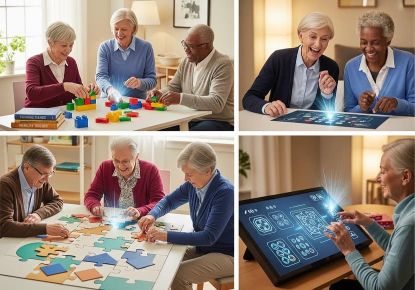 Cognitive Games Stay Sharp