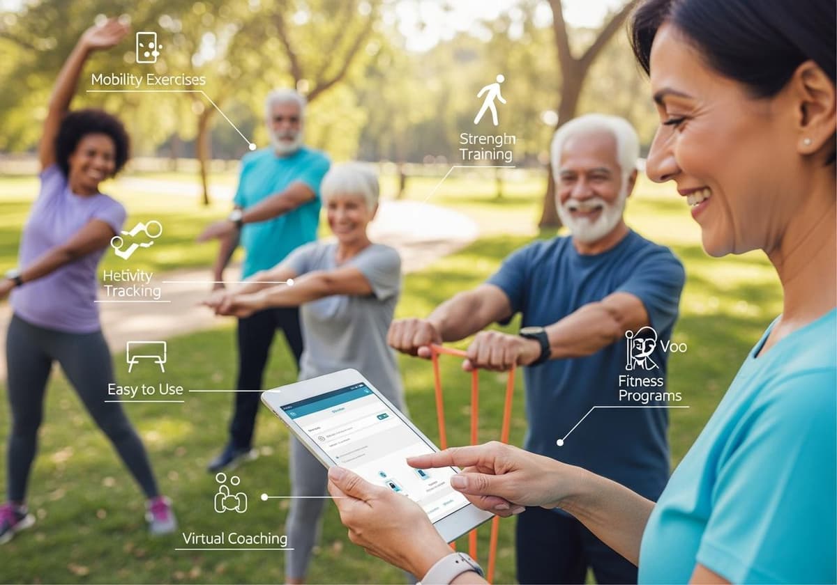 Easy To Use Fitness Apps For Seniors