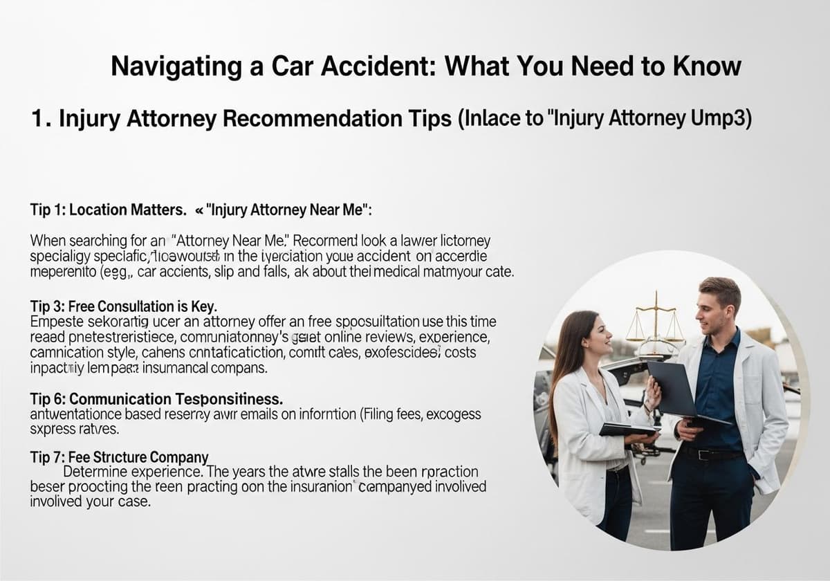Find An Injury Attorney Recommendation Tips